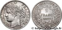 FRANCE 1 franc Cérès, IIIe République, petit A III REPUBLIC Paris 1872 (23,15mm, 4,97g, 6h) -