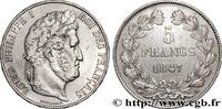 FRANCE 5 francs IIIe type Domard LOUIS-PHILIPPE I Paris 1847 (37,20mm, 24,92g, 6h) -