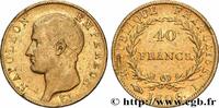 FRANCE 40 francs or Napoléon tête nue, calendrier grégori PREMIER EMPIRE / FIRST FRENCH EMPIRE Limoges 1806 (26mm, 12,84g, 6h) -