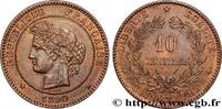 FRANCE 10 centimes Cérès III REPUBLIC Paris 1890 (30mm, 10,10g, 6h) -