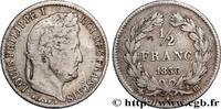 FRANCE 1/2 franc Louis-Philippe LOUIS-PHILIPPE I Strasbourg 1836 (18mm, 2,44g, 6h) -