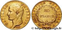 FRANCE 20 francs or Napoléon tête nue, Calendrier révolut PREMIER EMPIRE / FIRST FRENCH EMPIRE Paris 1805 (21,11mm, 6,41g, 6h) -