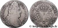 FRANCE Écu aux trois couronnes LOUIS XIV THE SUN KING Dijon 1710 (40mm, 29,85g, 6h) -