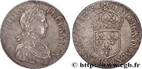 FRANCE Écu, portrait à la mèche longue LOUIS XIV THE SUN KING Bordeaux 1652 (38,5mm, 27,16g, 6h) -