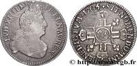 FRANCE Demi-écu aux huit L, 2e type LOUIS XIV THE SUN KING Riom 1705 (34,5mm, 13,54g, 6h) -