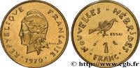 NEW HEBRIDES (VANUATU since 1980) Essai de 1 Franc NEW HEBRIDES (VANUATU since 1980) Paris 1970 (17mm, g, 6h) -