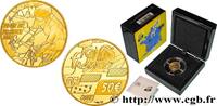 FRANCE BELLE EPREUVE 1/4 oz - TOUR DE FRANCE - CARTE ÉTAP FRANCE Pessac - Monnaie de Paris 2025 (22mm, 7,78g, 12h) -