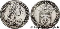 FRANCE Demi-écu, portrait à la mèche longue LOUIS XIV THE SUN KING Bayonne 1650 (32mm, 13,58g, 6h) -