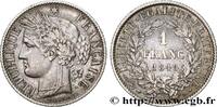FRANCE 1 franc Cérès, IIe République II REPUBLIC Paris 1849 (23mm, 4,94g, 6h) -
