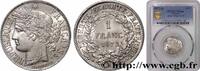 FRANCE 1 franc Cérès, IIIe République III REPUBLIC Bordeaux 1872 (23mm, 5,00g, 6h) -