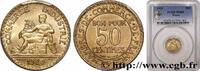 FRANCE 50 centimes Chambres de Commerce III REPUBLIC 1929 (18,14mm, 2g, 6h) -