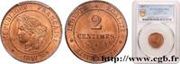 FRANCE 2 centimes Cérès III REPUBLIC Paris 1897 (20mm, 2g, 6h) -