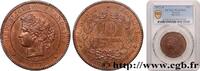 FRANCE 10 centimes Cérès III REPUBLIC Paris 1877 (30,16mm, 10g, 6h) -