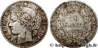 FRANCE 50 centimes Cérès, IIIe République III REPUBLIC Bordeaux 1873 (18,00mm, 2,39g, 6h) -