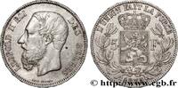 BELGIUM 5 Francs Léopold II BELGIUM 1875 (37mm, 25,02g, 6h) -