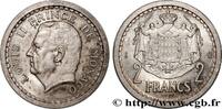 MONACO - PRINCIPALITY OF MONACO - LOUIS II Essai 2 Francs en argent MONACO - PRINCIPALITY OF MONACO - LOUIS II Paris (1943) (27mm, 10,49g, 6h) -