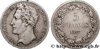 BELGIUM 5 Francs Léopold Ier tête laurée BELGIUM 1847 (37mm, 24,66g, 6h) -