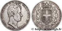 ITALY - KINGDOM OF SARDINIA - CHARLES-ALBERT 5 Lire ITALY - KINGDOM OF SARDINIA - CHARLES-ALBERT Gênes 1847 (37mm, 24,89g, 6h) -