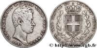 ITALY - KINGDOM OF SARDINIA - CHARLES-ALBERT 5 Lire ITALY - KINGDOM OF SARDINIA - CHARLES-ALBERT Gênes 1847 (37mm, 24,71g, 6h) -