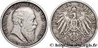 GERMANY - BADEN 2 Mark Frédéric Ier de Bade GERMANY - BADEN Karlsruhe 1907 (28mm, 11,09g, 12h) -