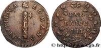 ITALY - ROMAN REPUBLIC 2 Baiocchi ITALY - ROMAN REPUBLIC Rome N.D. (36mm, 15,59g, 12h) -