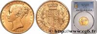 UNITED KINGDOM Souverain Victoria buste jeune / blason variété av UNITED KINGDOM Londres 1869 (22mm, 7,99g, 12h) -