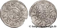 FRANCE Denier CHARLES II LE CHAUVE / THE BALD Melle s.m. (21,5mm, 1,35g, 12h) -