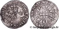 FRANCE Demi-gros au cavalier ou baudequin HAINAUT - COUNTY OF HAINAUT - WILLIAM I Valenciennes s.m. (23mm, 2,10g, 8h) -