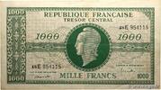 FRANCE 1000 Francs MARIANNE THOMAS DE LA RUE FRANCE 1000 Francs MARIANNE THOMAS DE LA RUE 1945 VF+ -