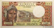 DJIBOUTI 1000 Francs DJIBOUTI 1000 Francs 1991 AU -
