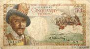 FRENCH EQUATORIAL AFRICA 50 Francs Belain d'Esnambuc CCFOM FRENCH EQUATORIAL AFRICA 50 Francs Belain d'Esnambuc CCFOM 1947 VG -