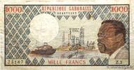 GABON 1000 Francs type 1974 GABON 1000 Francs type 1974 1974 F -