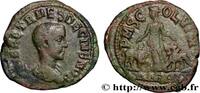 THE MILITARY CRISIS(235 AD to 284 AD) Sesterce HERENNIUS ETRUSCUS Viminacium, Mésie Supérieure 250-251 (26mm, 10,26g, 11h) -