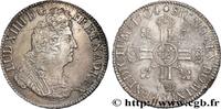 FRANCE Écu aux huit L, 2e type LOUIS XIV THE SUN KING Dijon 1704 (42,5mm, 26,97g, 6h) -