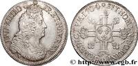 FRANCE Écu aux huit L, 2e type LOUIS XIV THE SUN KING Lyon 1704 (42mm, 27,30g, 6h) -