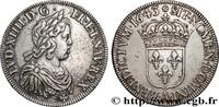 FRANCE Écu, portrait à la mèche courte LOUIS XIV THE SUN KING Paris, Monnaie de Matignon 1643 (39,5mm, 27,43g, 6h) -