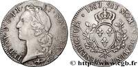 FRANCE Écu aux branches d’olivier, tête ceinte d’un bande LOUIS XV THE BELOVED Lyon 1767 (40,5mm, 29,35g, 6h) -