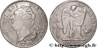 FRANCE Écu dit au génie, légende FRANÇOIS LOUIS XVI Limoges 1792 (38,5mm, 29,34g, 6h) -