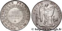 FRANCE Six livres dit au génie THE CONVENTION Paris 1793 (38,5mm, 29,57g, 6h) -