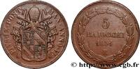 ITALY - PAPAL STATES - PIUS IX (Giovanni Maria Mas 5 Baiocchi an VI ITALY - PAPAL STATES - PIUS IX (Giovanni Maria Mastai Ferretti) Rome 1851 (40mm, 39,16g, 6h) -