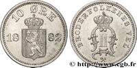 NORWAY - KINGDOM OF NORWAY - OSCAR II 10 Ore NORWAY - KINGDOM OF NORWAY - OSCAR II 1882 (15mm, 1,46g, 12h) -