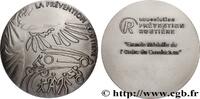 FRANCE Médaille, La prévention routière CINQUIÈME RÉPUBLIQUE n.d. (67,5mm, 171,57g, 12h) -