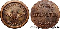 Médaille, Aéro-club Royal de Burgos 1976 FRANKREICH AÉRONAUTIQUE - AVIATION : AVIATEURS & AVIONS Espagne, Burgos  1976 (84,5mm, 282,46g, 12h) SS