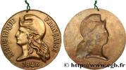 FRANCE Plaque, Les visages de la République, Marianne FRANCE (1848) (152mm, 368g, 12h) -