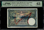 BELGIAN CONGO 20 Francs BELGIAN CONGO 20 Francs 1949 UNC- -