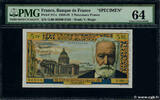 FRANCE 5 Nouveaux Francs VICTOR HUGO Spécimen FRANCE 5 Nouveaux Francs VICTOR HUGO Spécimen 1959 UNC- -