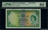 RHODESIA AND NYASALAND (Federation of) 1 Pound Spécimen RHODESIA AND NYASALAND (Federation of) 1 Pound Spécimen 1961 UNC- -