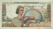 FRANCE 10000 Francs GÉNIE FRANÇAIS FRANCE 10000 Francs GÉNIE FRANÇAIS 1946 F+ -