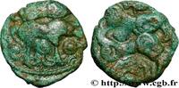 FRANCE Bronze aux boeufs adossés, BN 8524 AMBIANI (Area of Amiens) Amiens (80) c. 60-40 AC. (16mm, 2,40g, 12h) -