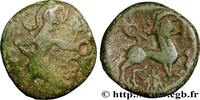 FRANCE Bronze au personnage courant, aux deux astres GALLIA BELGICA - BELLOVACI (Area of Beauvais) Beauvais (60) c. Ier siècle avant J.-C. (16,5mm, 3,24g, 9h) -